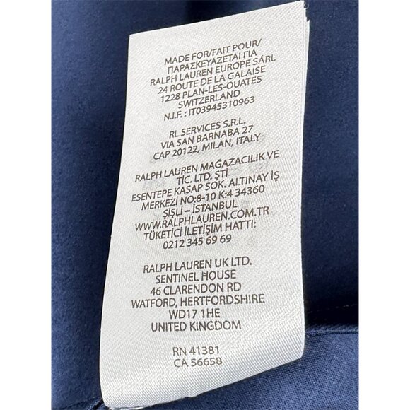 Polo Ralph Lauren Satin Midi Slip Dress in Newport Navy Sz 6 - Picture 8 of 13